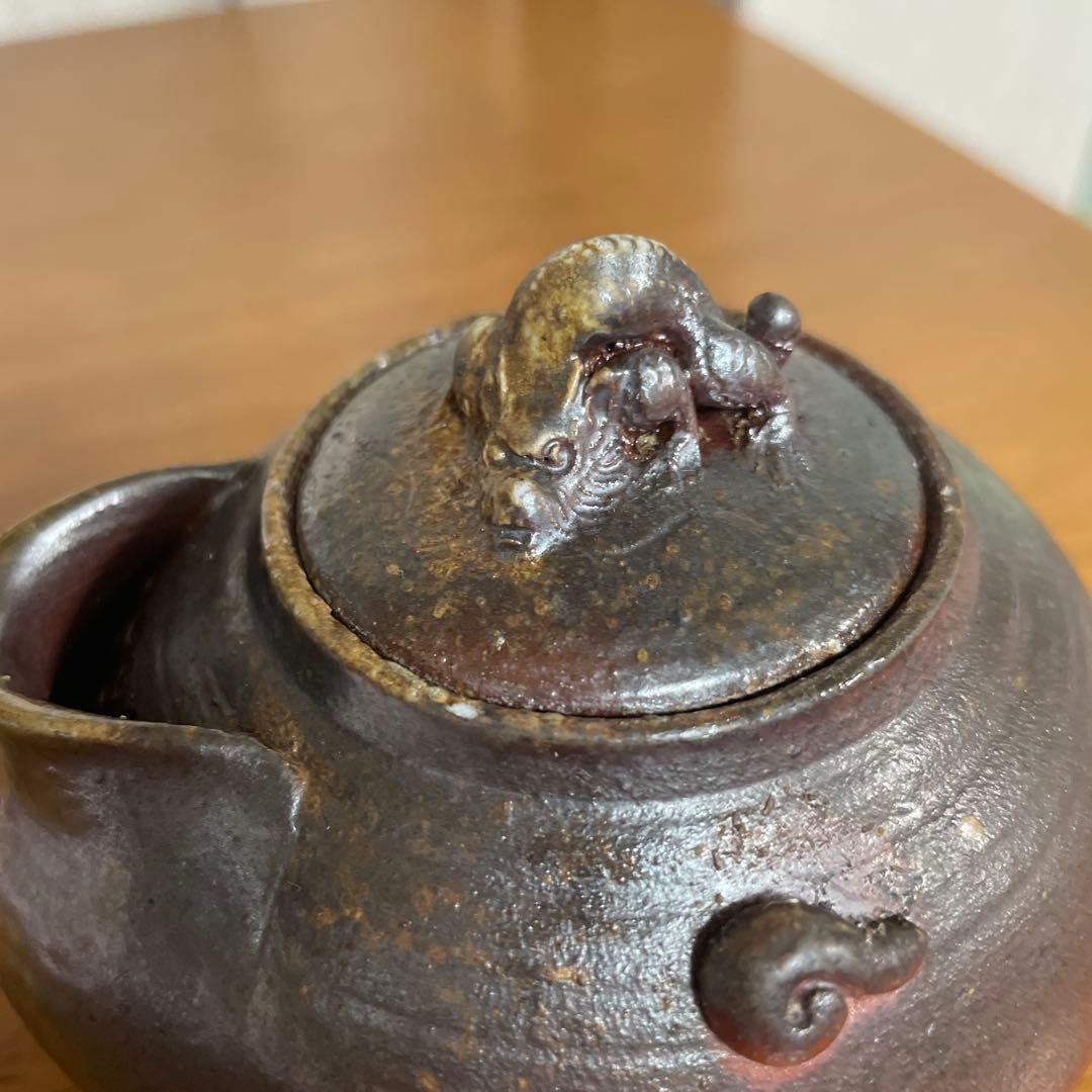 備前焼 宝瓶 竜のつまみ