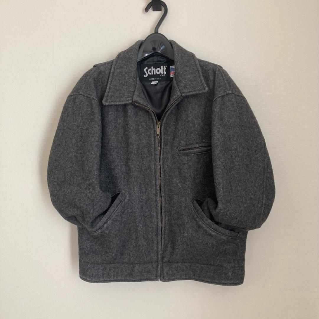 schott wool riders jacket 42 USA製