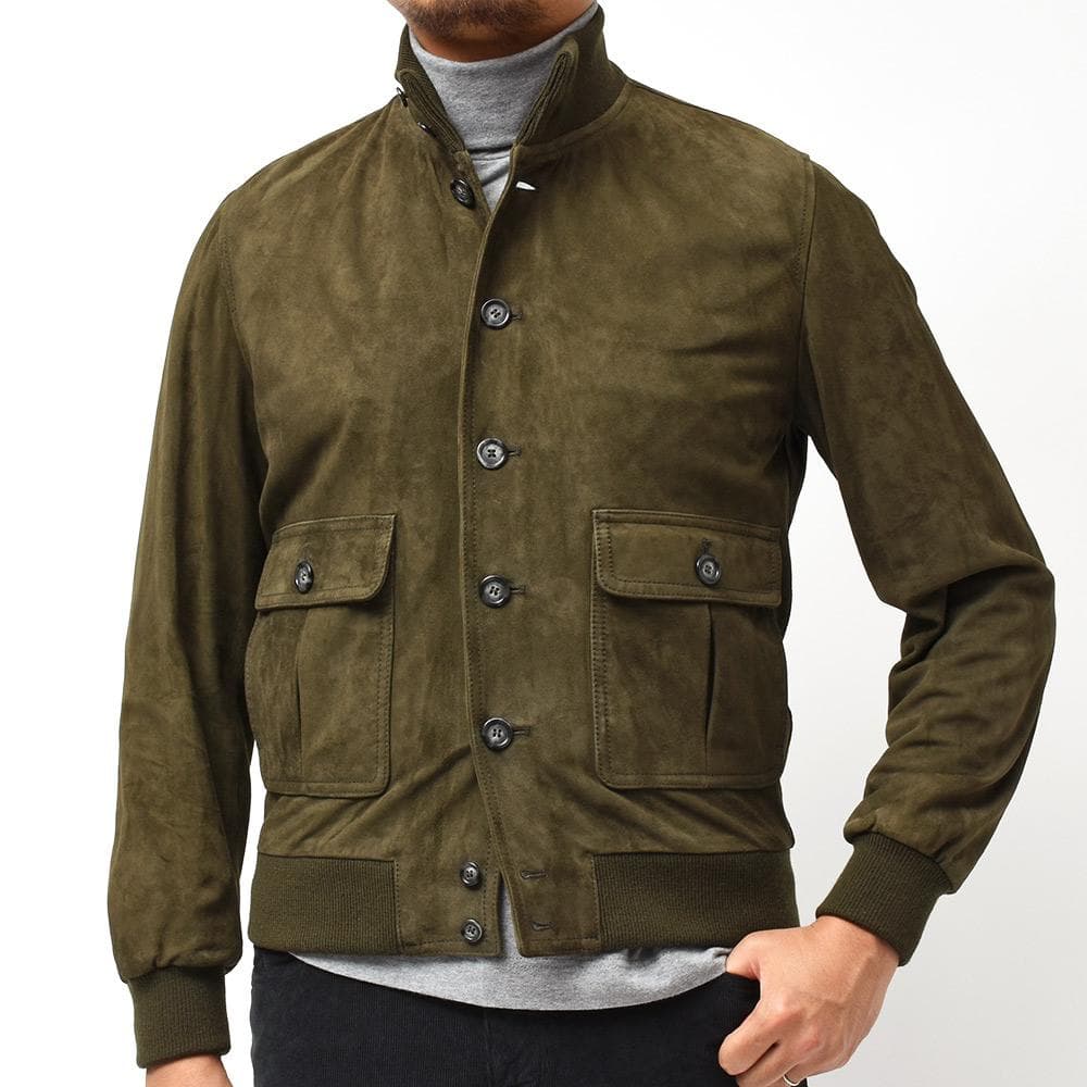 定価22万 逸品 VALSTAR VALSTALINO ゴートスエード ブルゾン