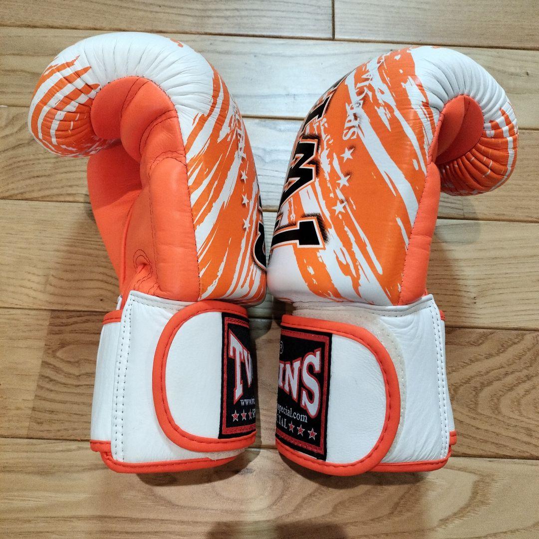 TWINS ボクシンググローブ 8oz オレンジ
