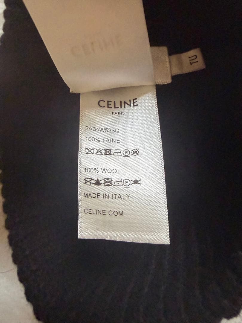 CELINE LUCKY LOVER ビーニー　ニット帽22ss エディ期