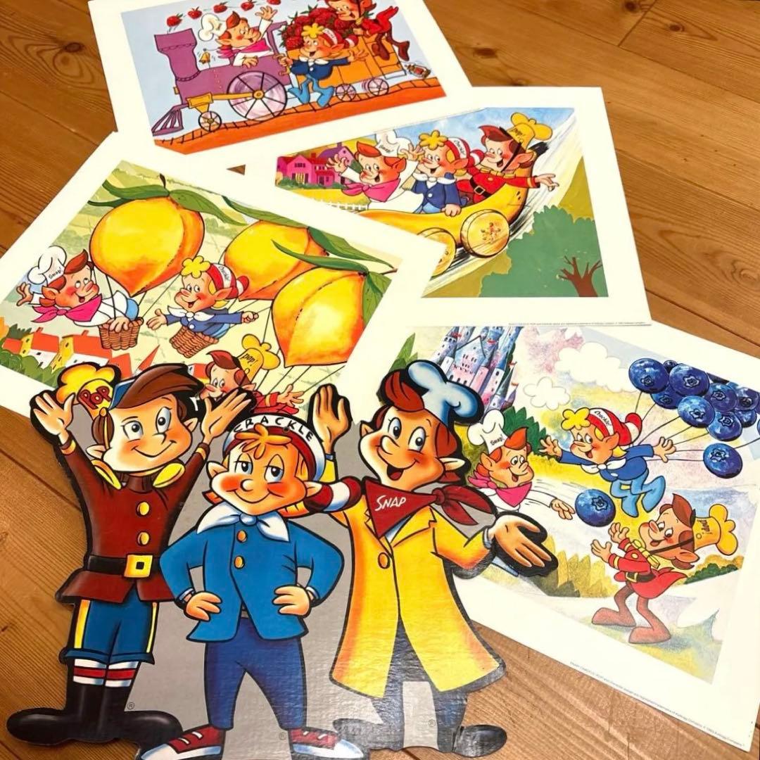 ケロッグ　スナップクラックルポップ　ディスプレイ　ポスター　セット　アメトイ