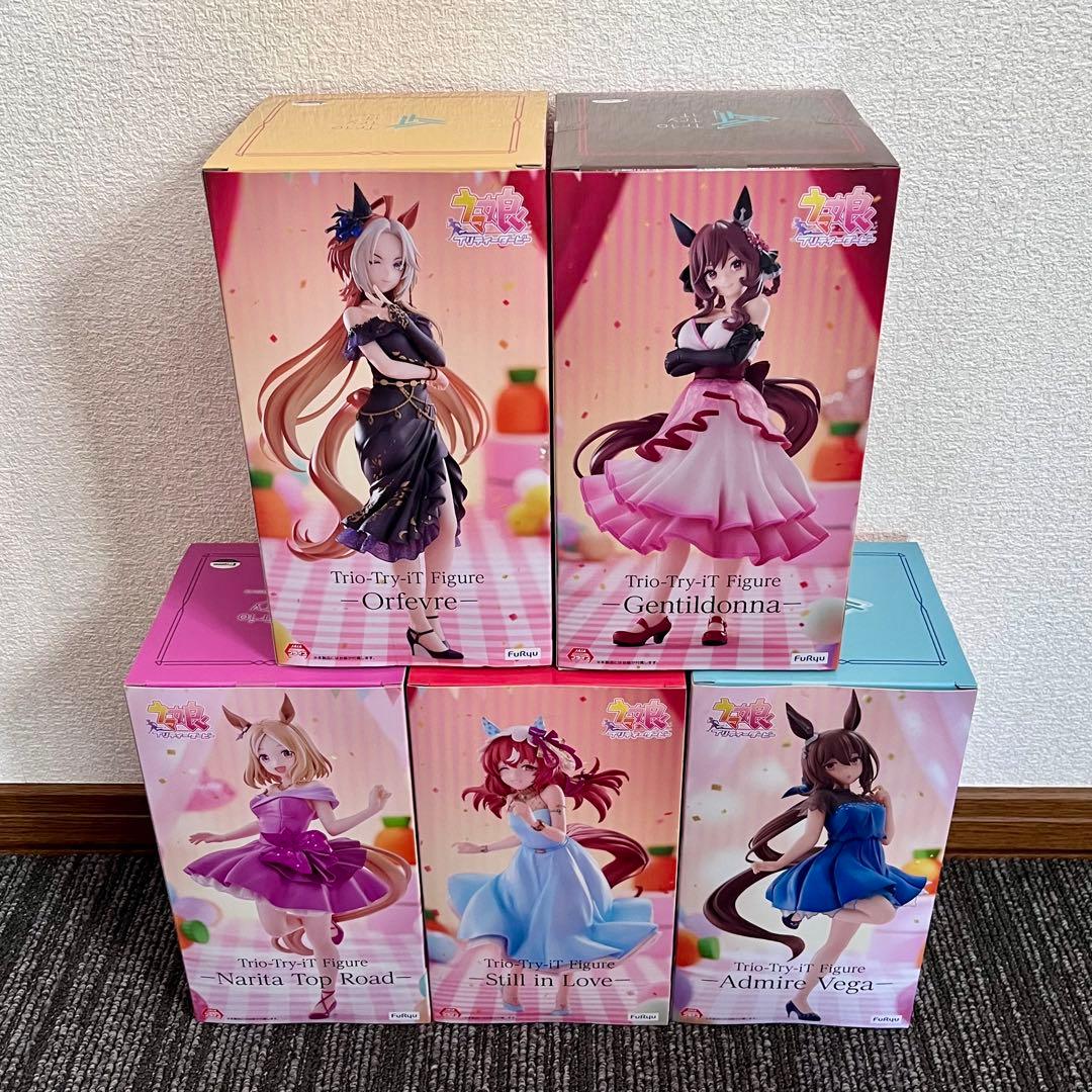 【5種セット】ウマ娘 プリティーダービー フィギュア Trio-Try-iT