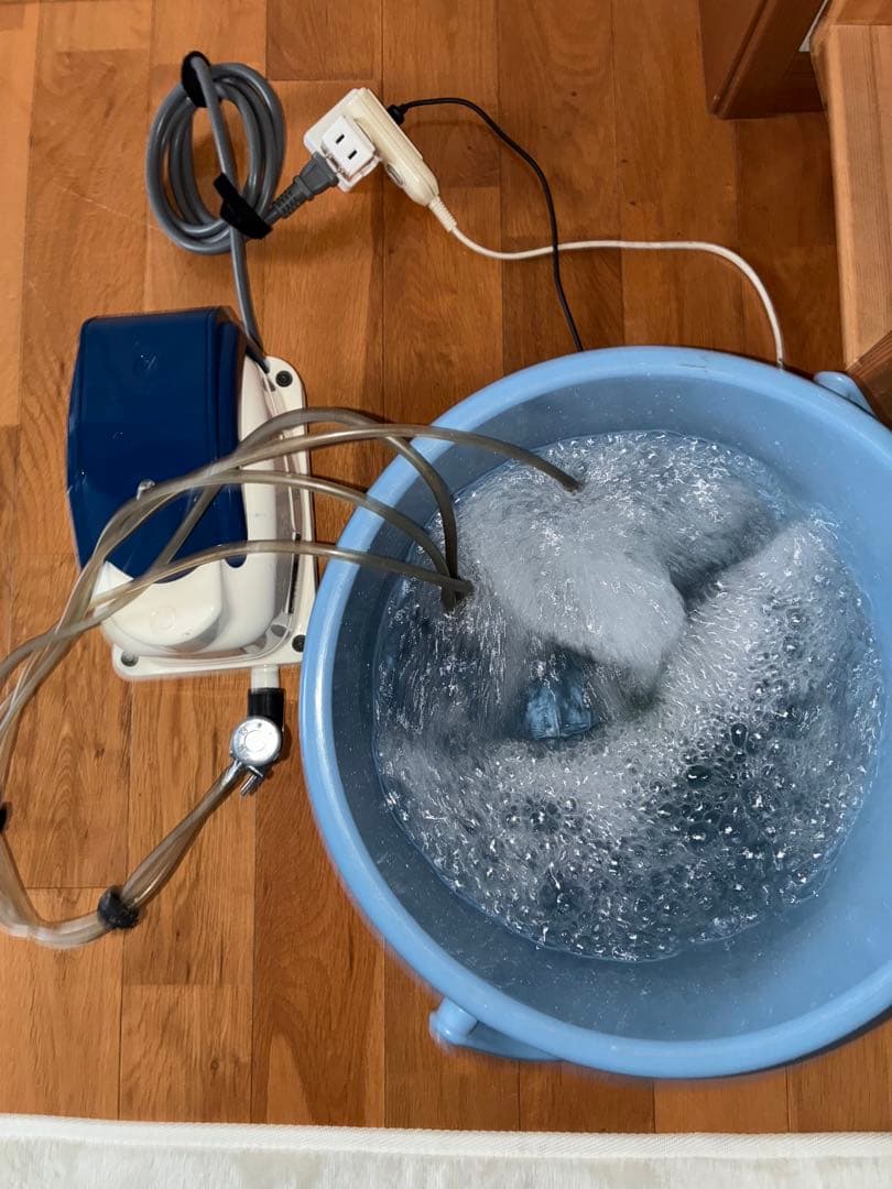 浄化槽 エアポンプ ブロワ 新品6連コック付き ブロワ テクノ高槻 XP-40