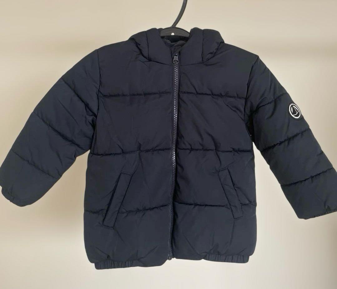 プチバトー　95cm ネイビー　中綿ダウン　極美品