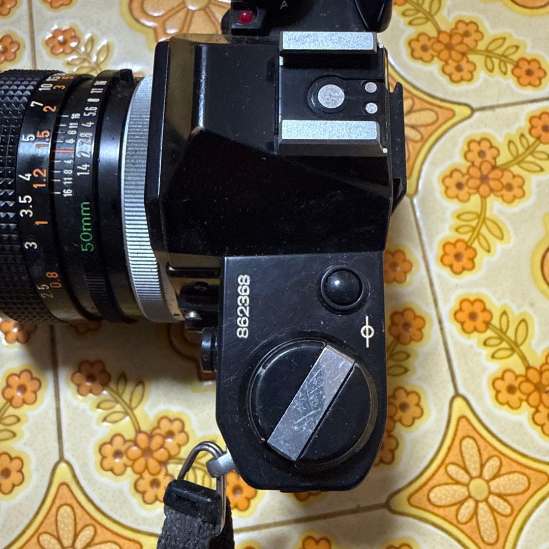 Canon AE-1 フィルムカメラ 50mmレンズ付き　昭和レトロ