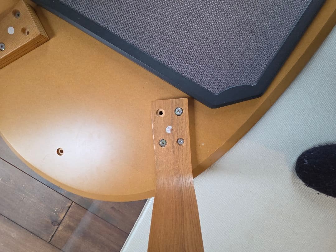 無印良品 木目調 楕円形こたつ 1300×750×350mm