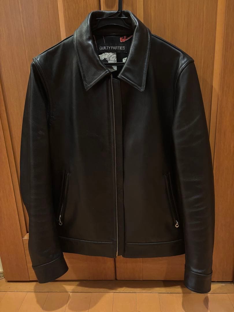 超貴重　ワコマリア　シングルライダース　レザージャケット　お化け絵図　M