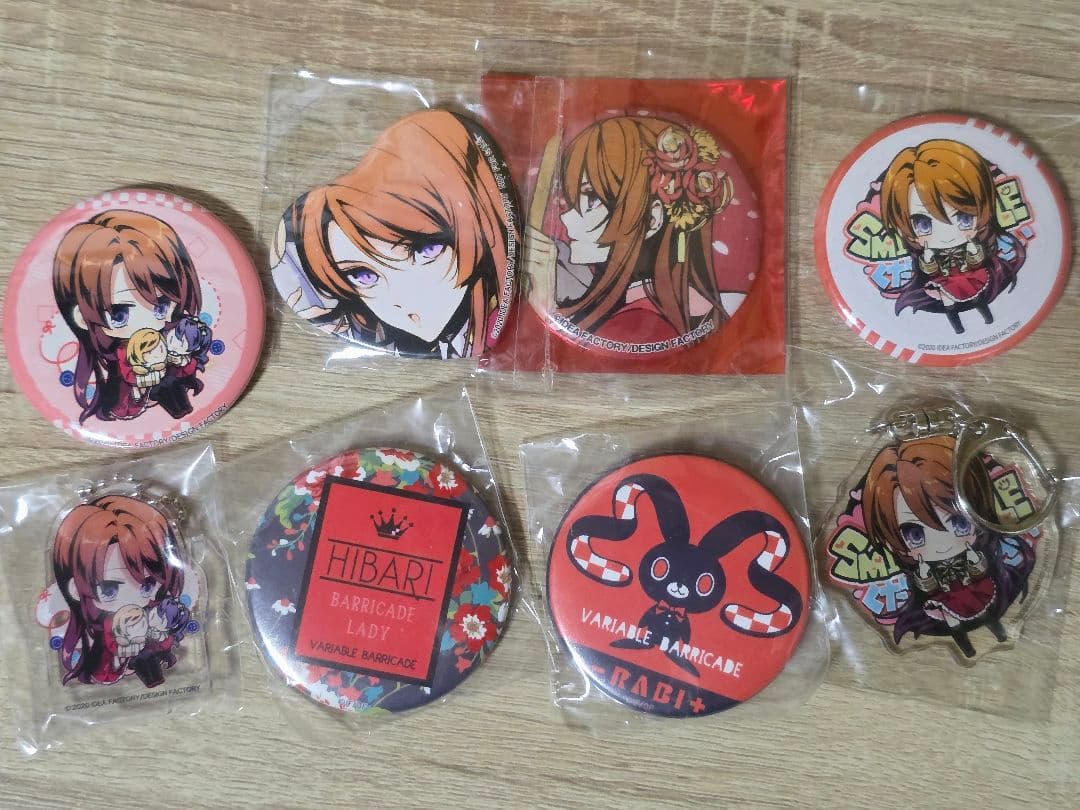 VARIABLE BARRICADE ヒバリ 缶バッジ オトメイトカプセル