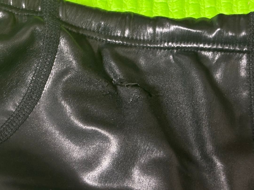 ジャンク品 Mizuno ポロパン ボックスタイプ 競泳水着 黒色