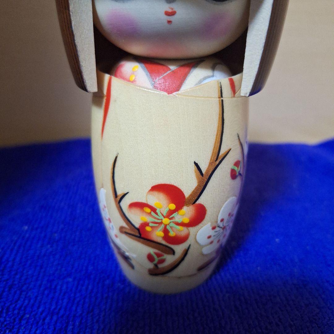 内閣総理大臣賞受賞宮川雄一作創作こけし『想い出』晃常こけし工房『春の夢』セット