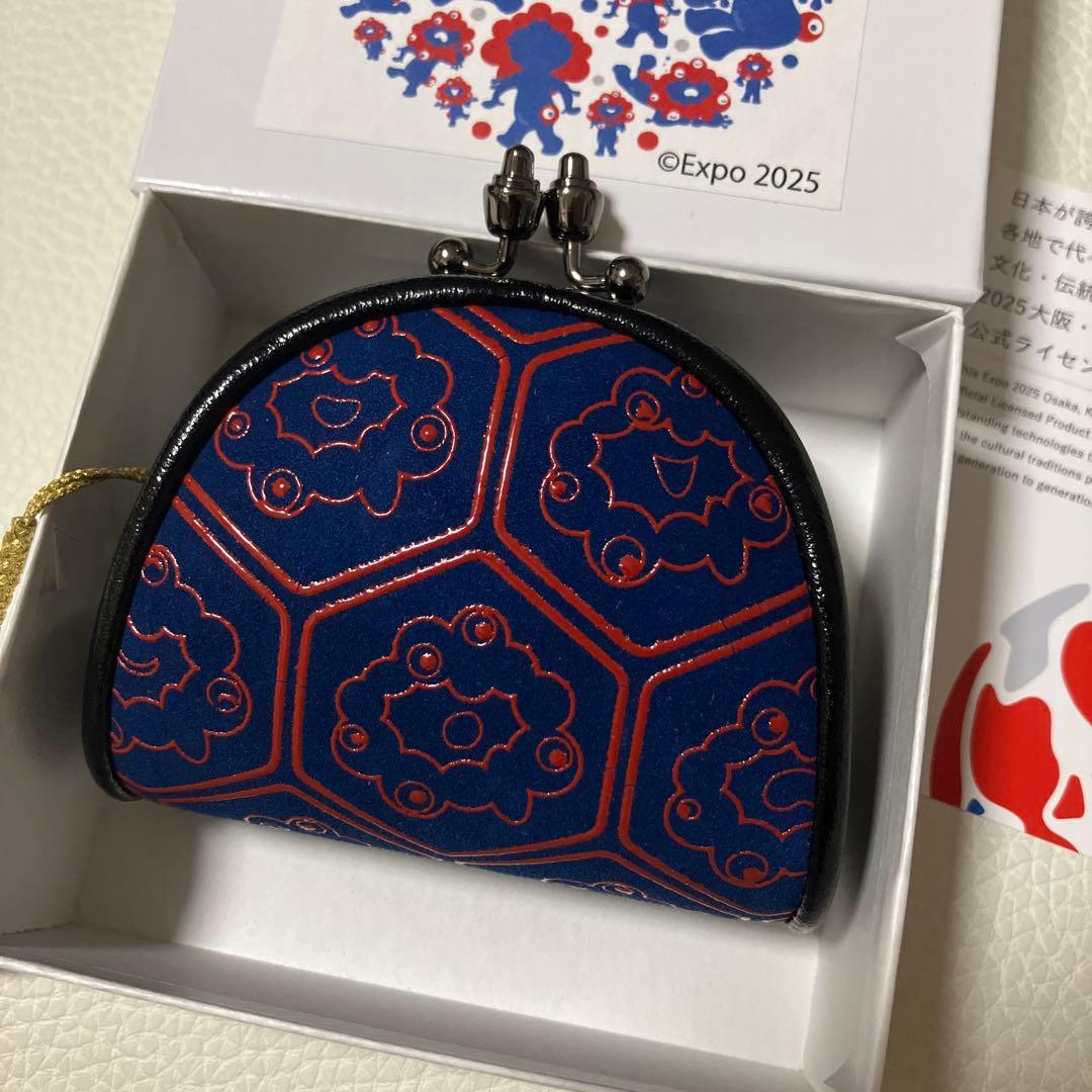 未使用　EXPO2025 ミャクミャク 甲州印伝 がまぐち　がま口