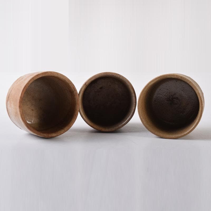 唐津焼　古唐津　絵唐津　酒盃　ぐい呑　在銘　五客　V　7250