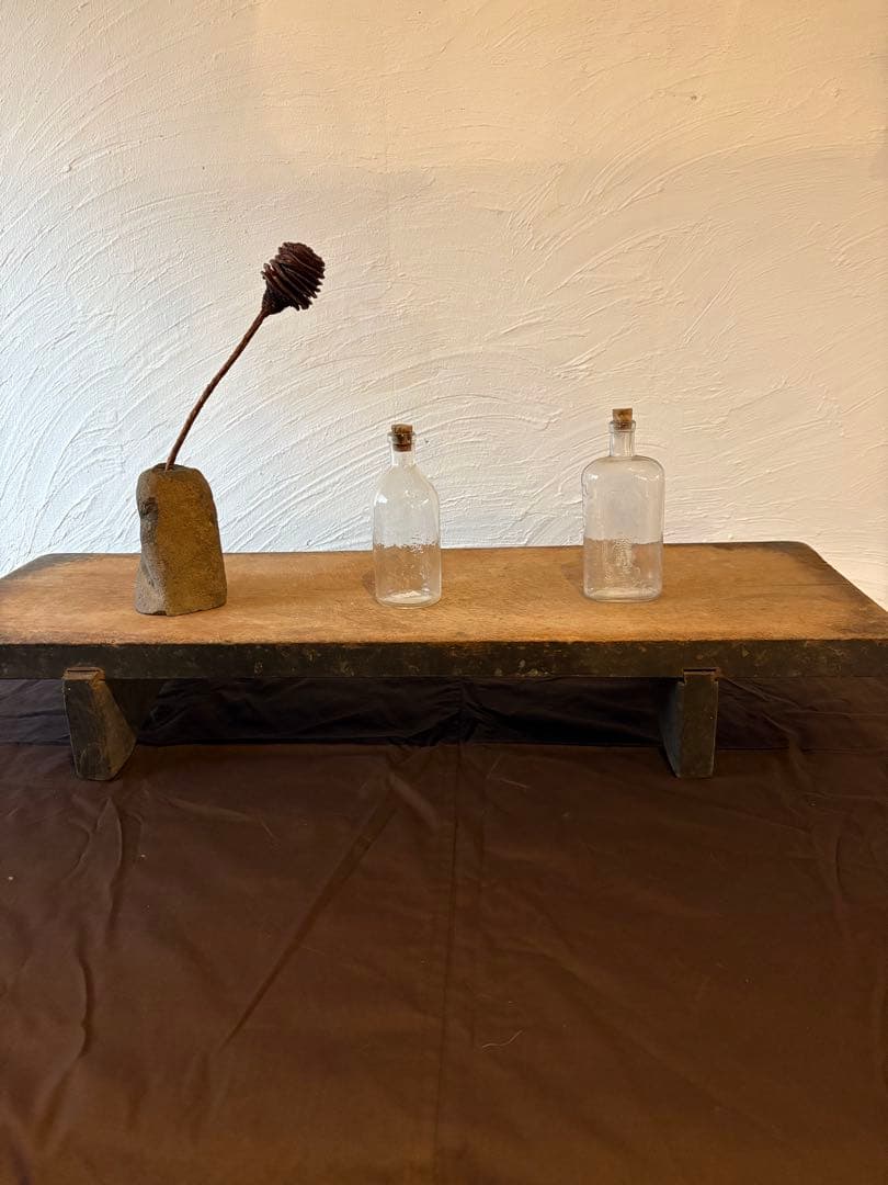 アンティーク　まな板　展示台　店舗什器