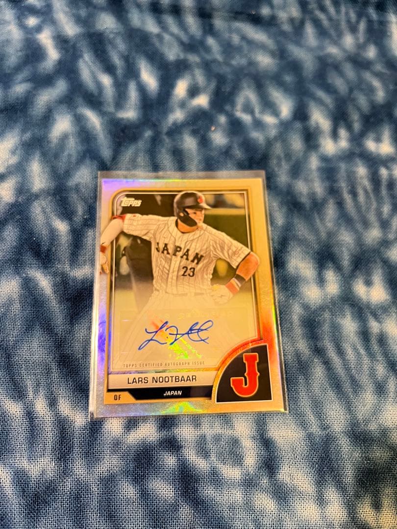 【直筆サイン】Lars Nootbaar（ヌートバー）2023 WBC 日本代表