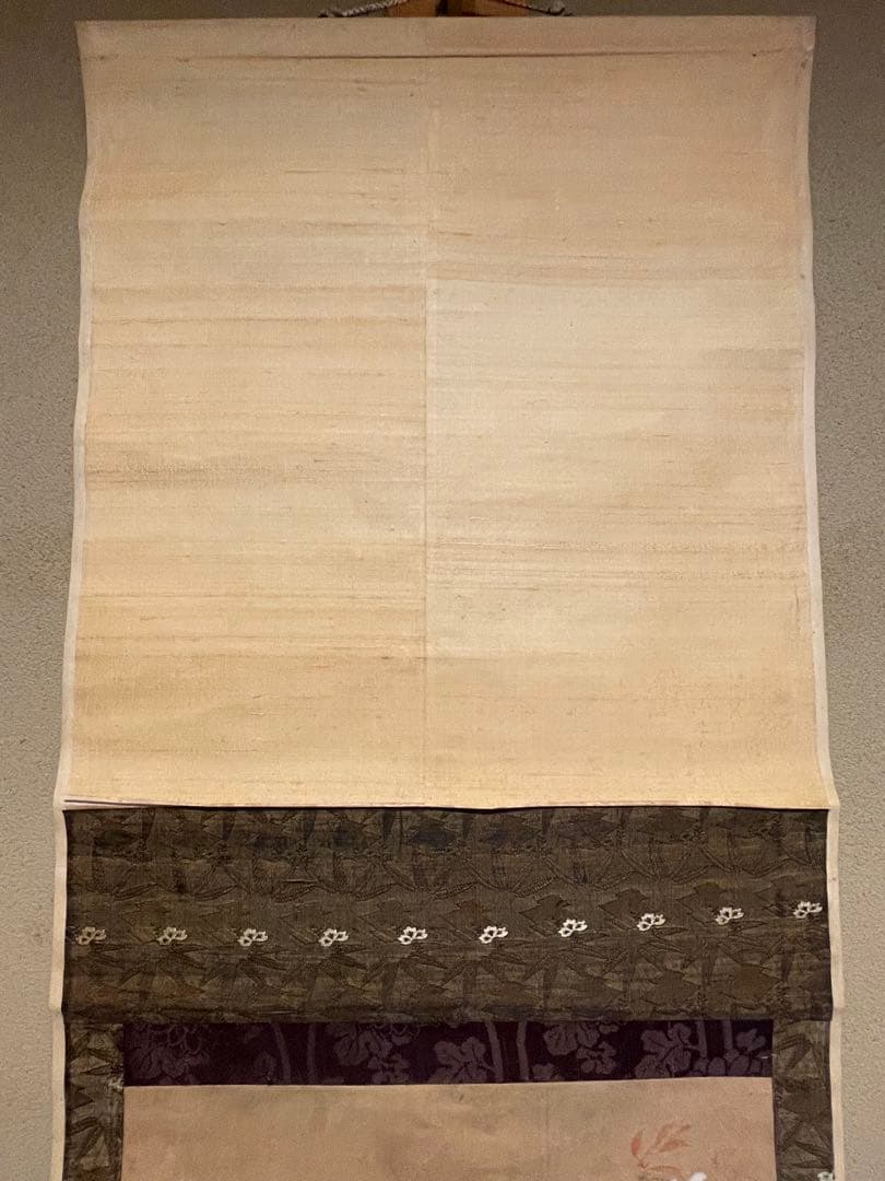 松村景文　山桜ニ山鳥　掛軸　紙本　江戸時代