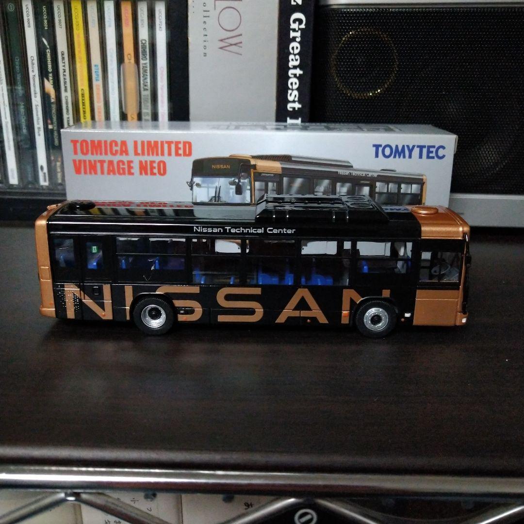 トミカリミテッドヴィンテージNEO245cいすゞエルガ日産送迎バスサイドミラー付