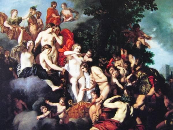 G・ド・ライレッセ、ヴィーナス、希少画集の一頁、 高級額装付