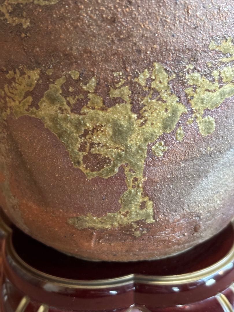 幻の窯　泥走舎(走泥舎)田土灰釉捻三筋彫文筒瓶八木一夫鈴木治　検オブジェ