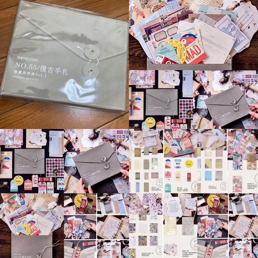 海外文具特大まとめ売り1●新品●コラージュ素材大量★大容量セット