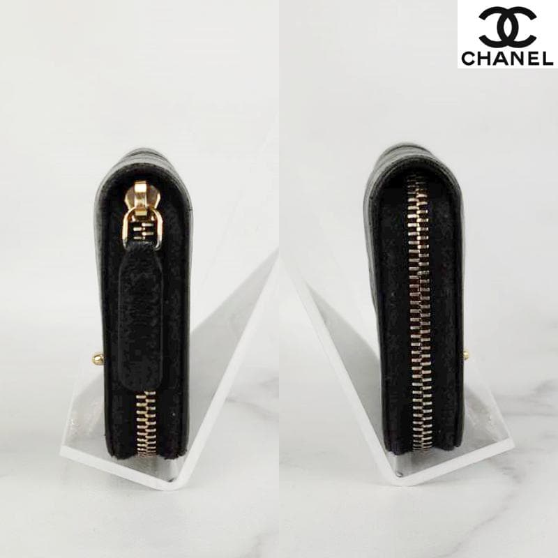超美品　CHANEL　マドモアゼル　マトラッセ　カードケース