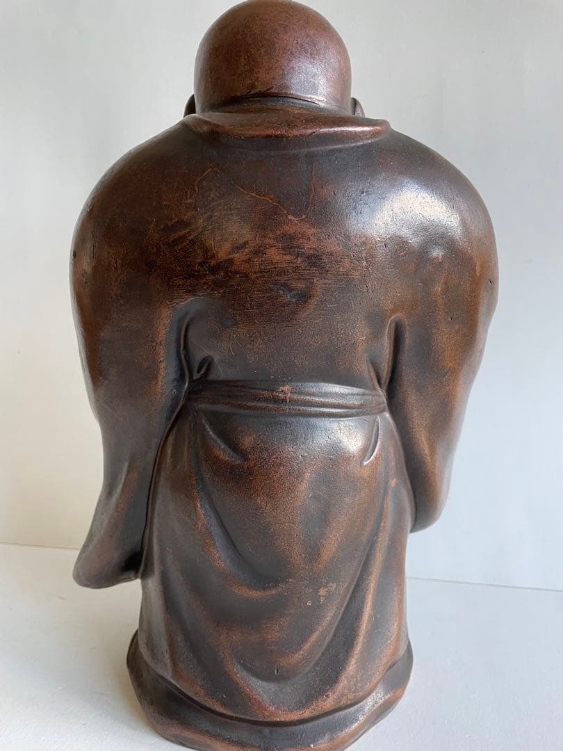 古備前　備前焼　布袋　縁起物　　置物　飾り物　焼物