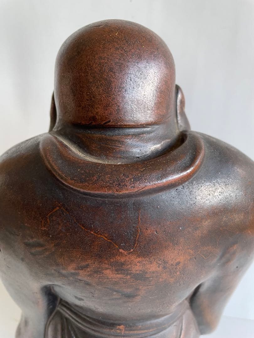 古備前　備前焼　布袋　縁起物　　置物　飾り物　焼物