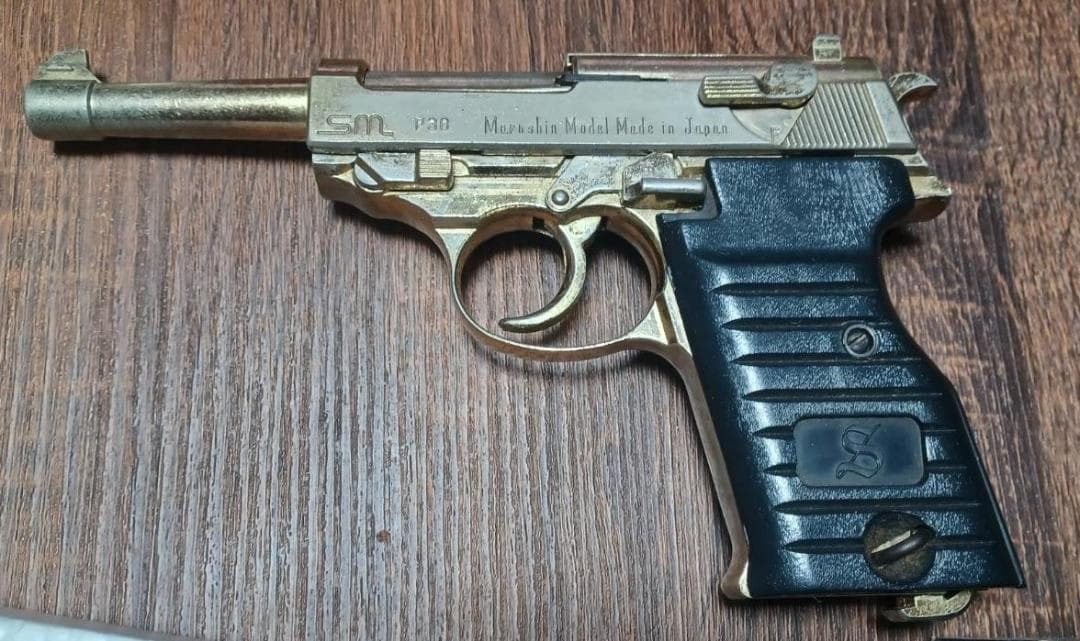 マルシン モデルガン ワルサー P38 SM刻印【ジャンク】