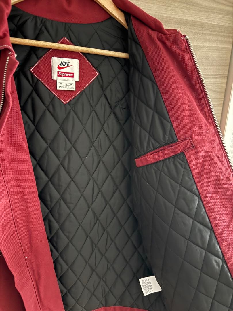 ジャケット・アウター Supreme NIKE Double Zip Work Jacket Red