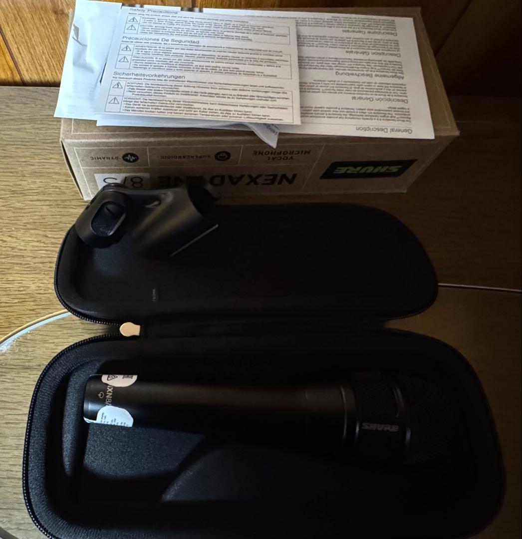 新品同様・SHURE NEXADYNE 8/S ・SM58の後継機
