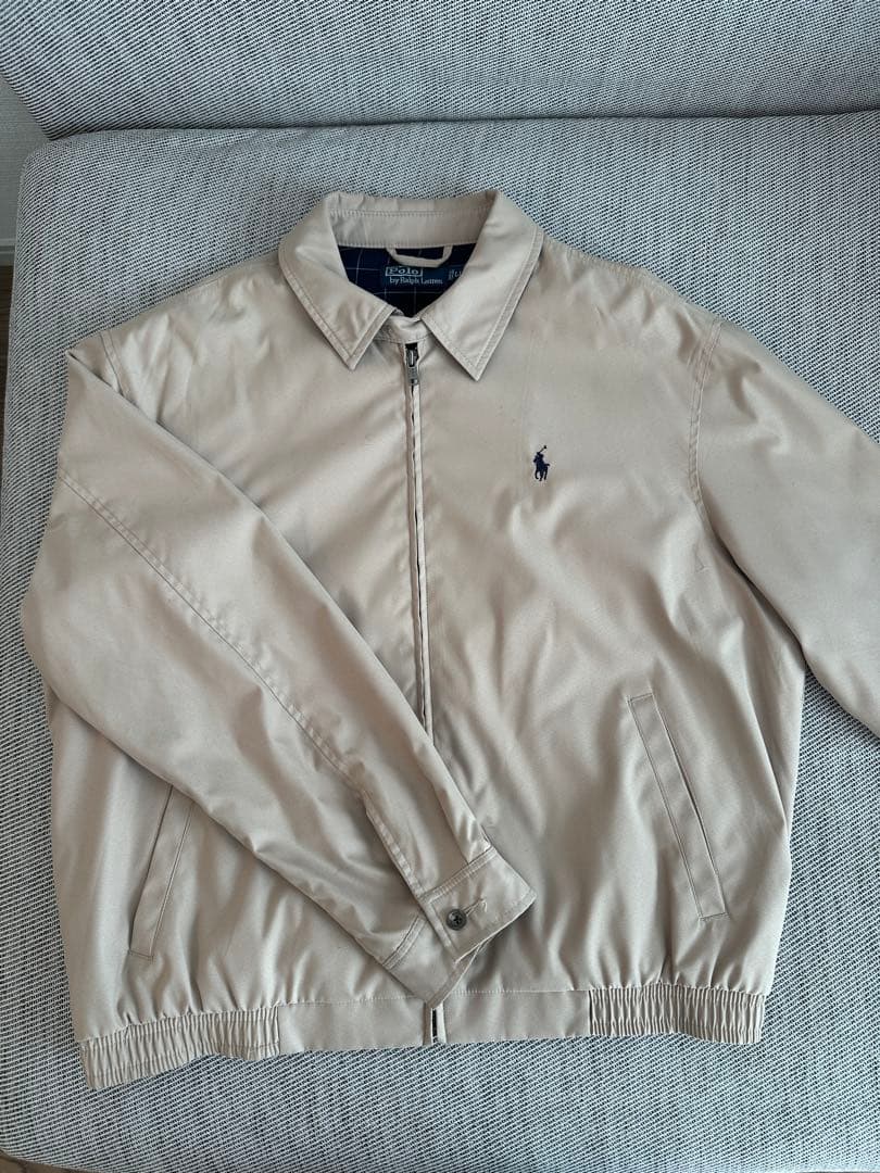 【LL】POLO RALPH LAUREN スイングトップ　ベージュ