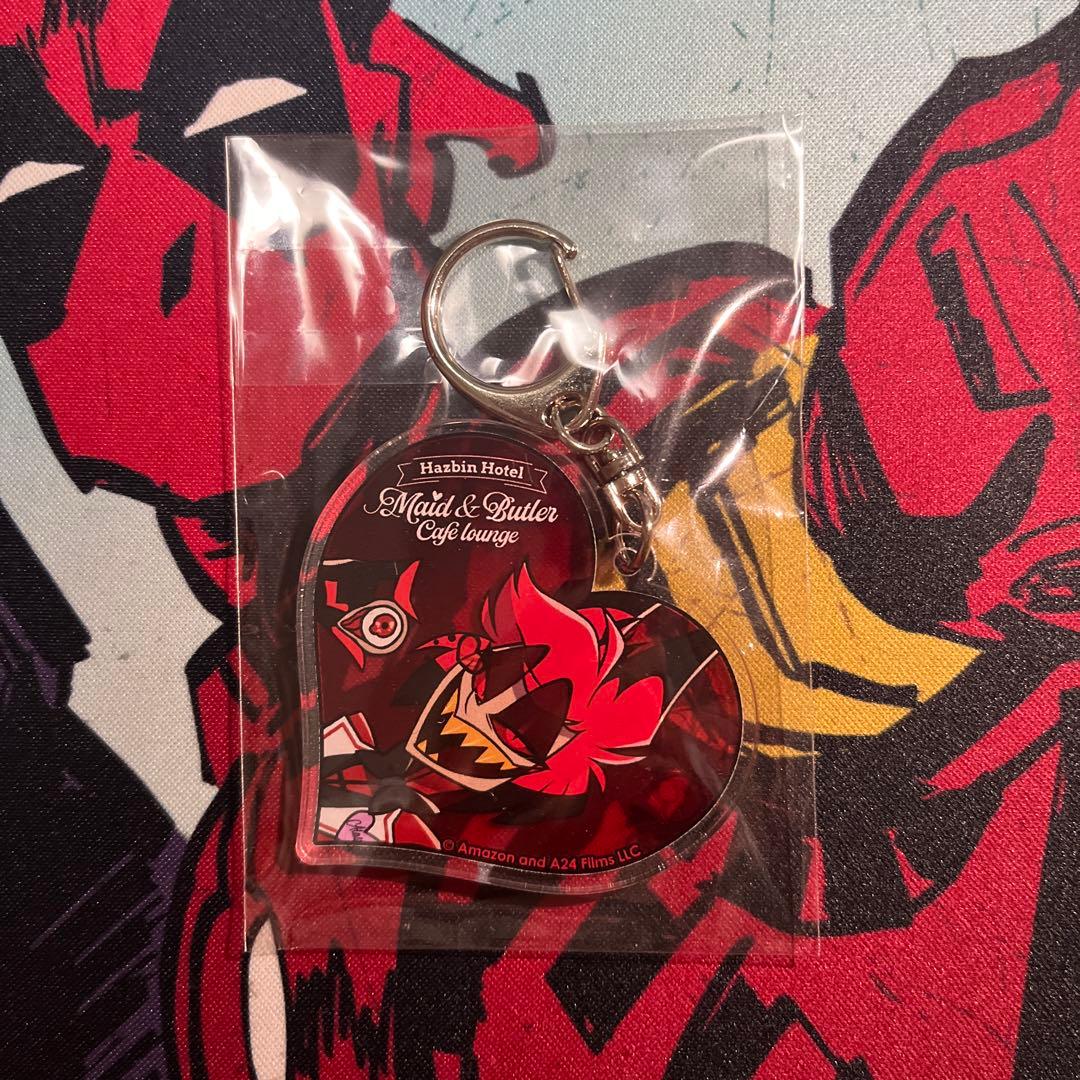 ハズビンホテル アニメイトカフェ アラスター ハート アクリルキーホルダー