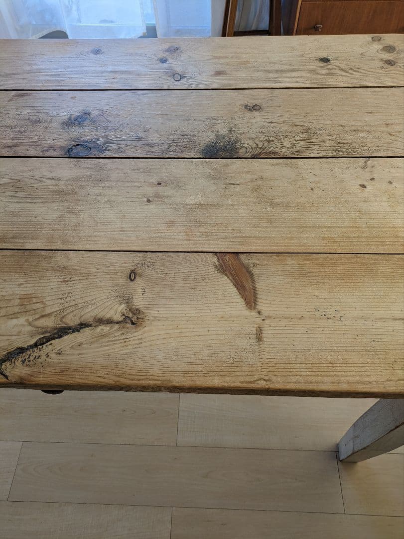 週末値下げ　ダイニングテーブル　古家具　 アンティーク家具　ビンテージ家具