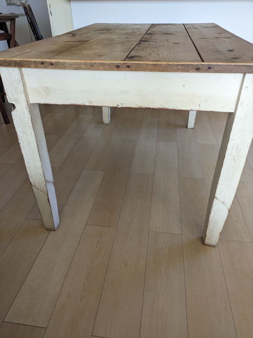 週末値下げ　ダイニングテーブル　古家具　 アンティーク家具　ビンテージ家具