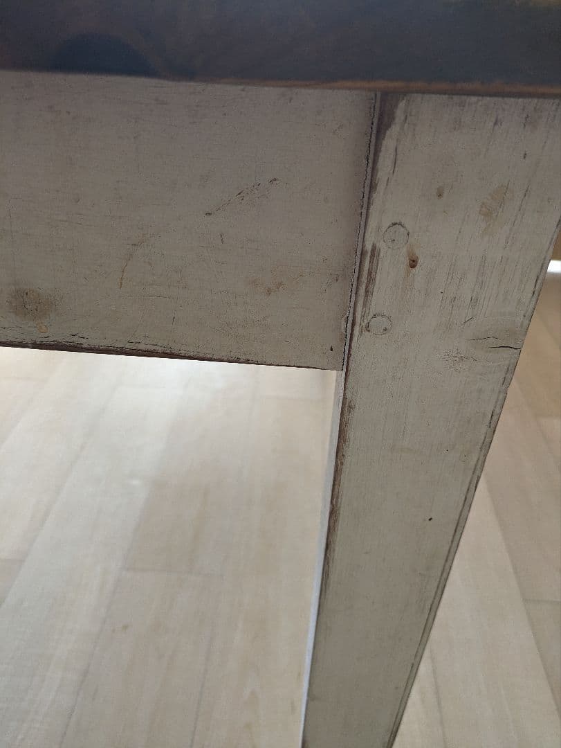 週末値下げ　ダイニングテーブル　古家具　 アンティーク家具　ビンテージ家具