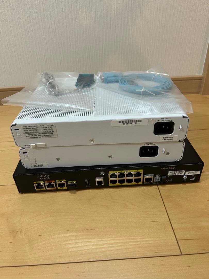 【CCNA、CCNP】静音セット ルータ、Cisco L3、L2スイッチ2960