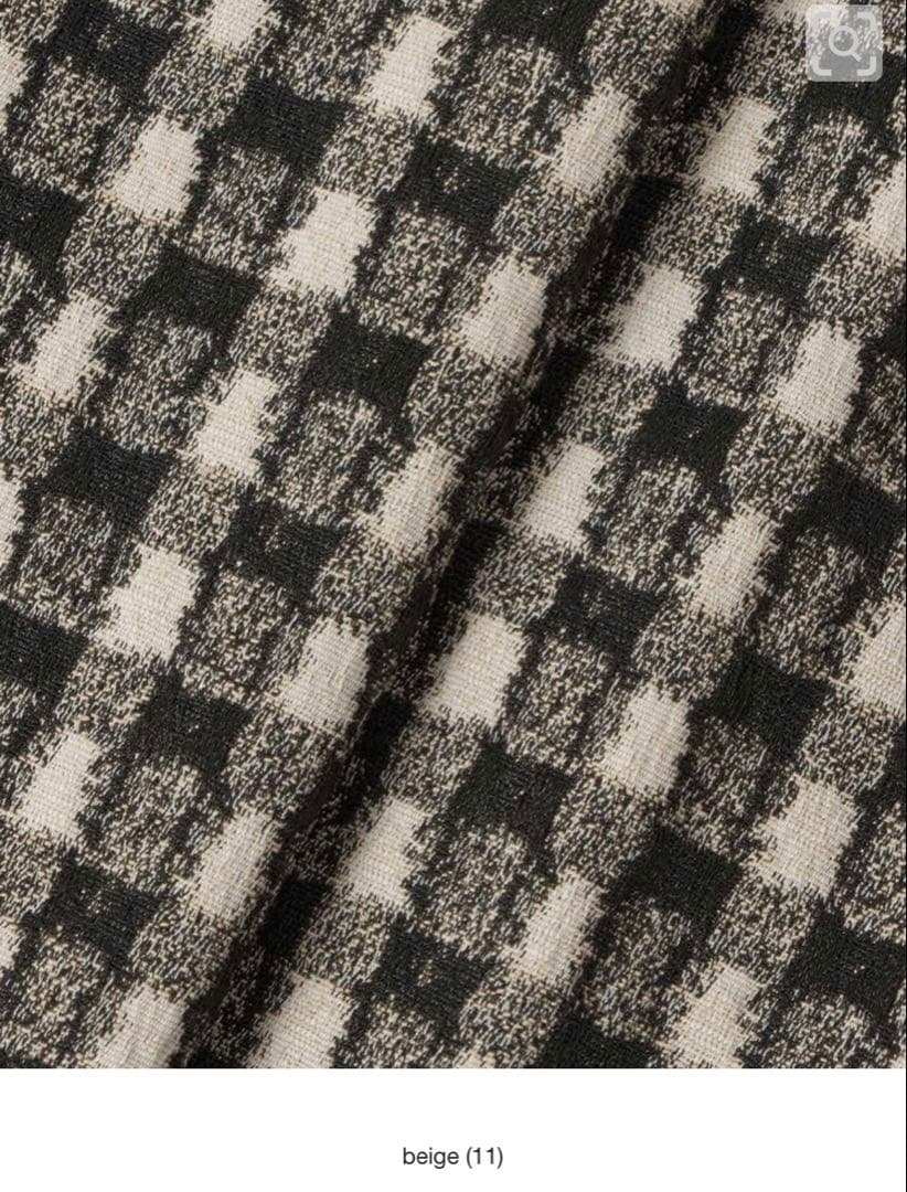 完売色✨25AW新品✨ANAYI アナイ　ツイーディージャガードキュロットパンツ