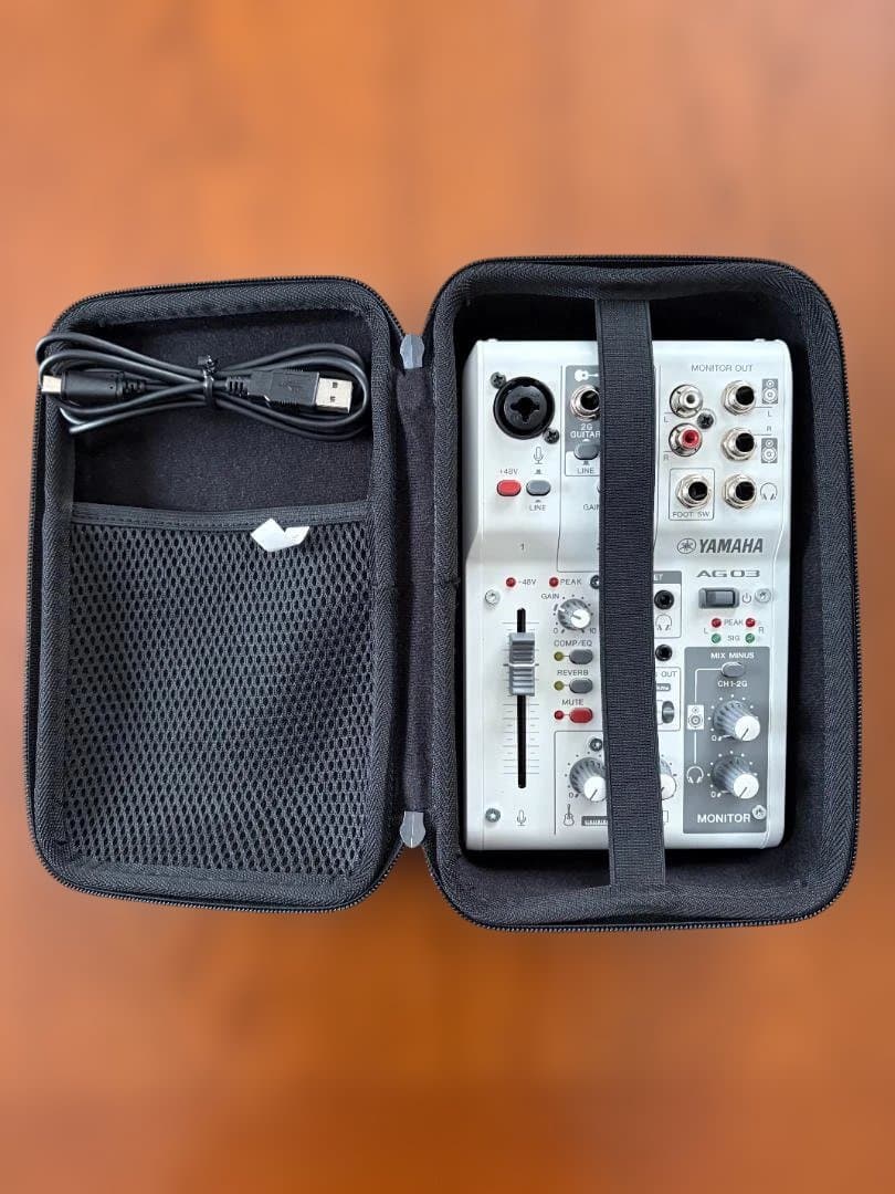 【超美品】YAMAHA AG03MK2（純正箱・ハードケース付）