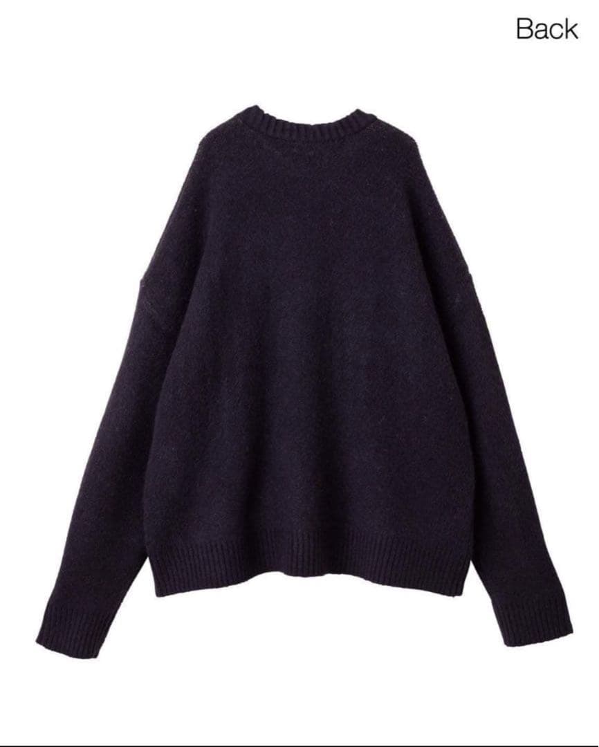 Naptime FW25 ニットプルオーバー NAVY Mサイズ Nissy