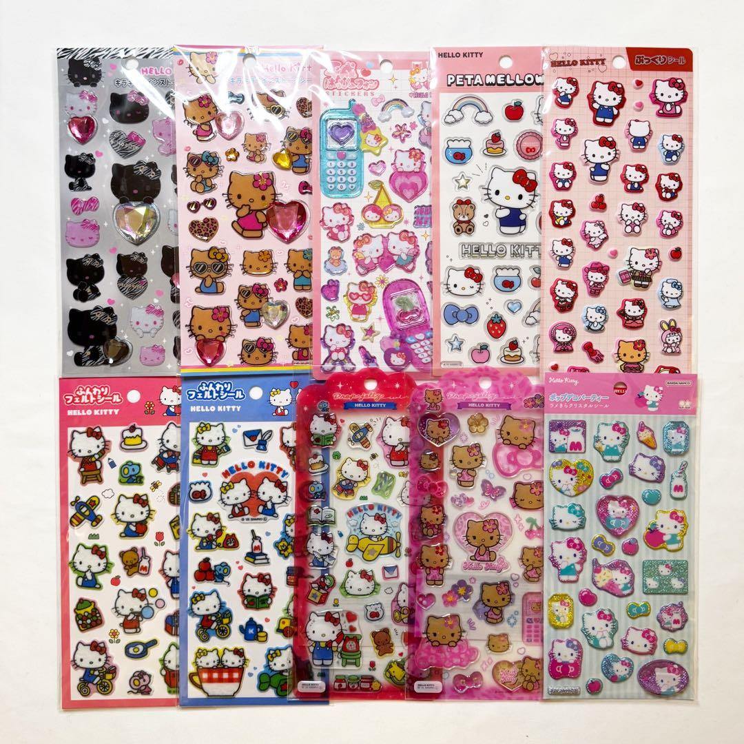 【新品】 ハローキティ シール シール帳 ボンボンドロップ まとめ売り 正規品