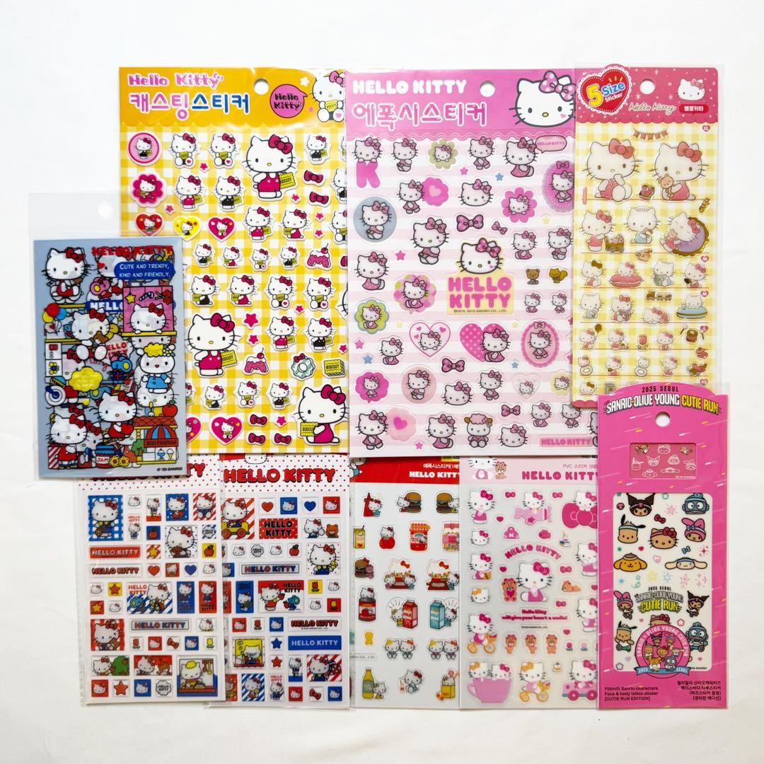 【新品】 ハローキティ シール シール帳 ボンボンドロップ まとめ売り 正規品