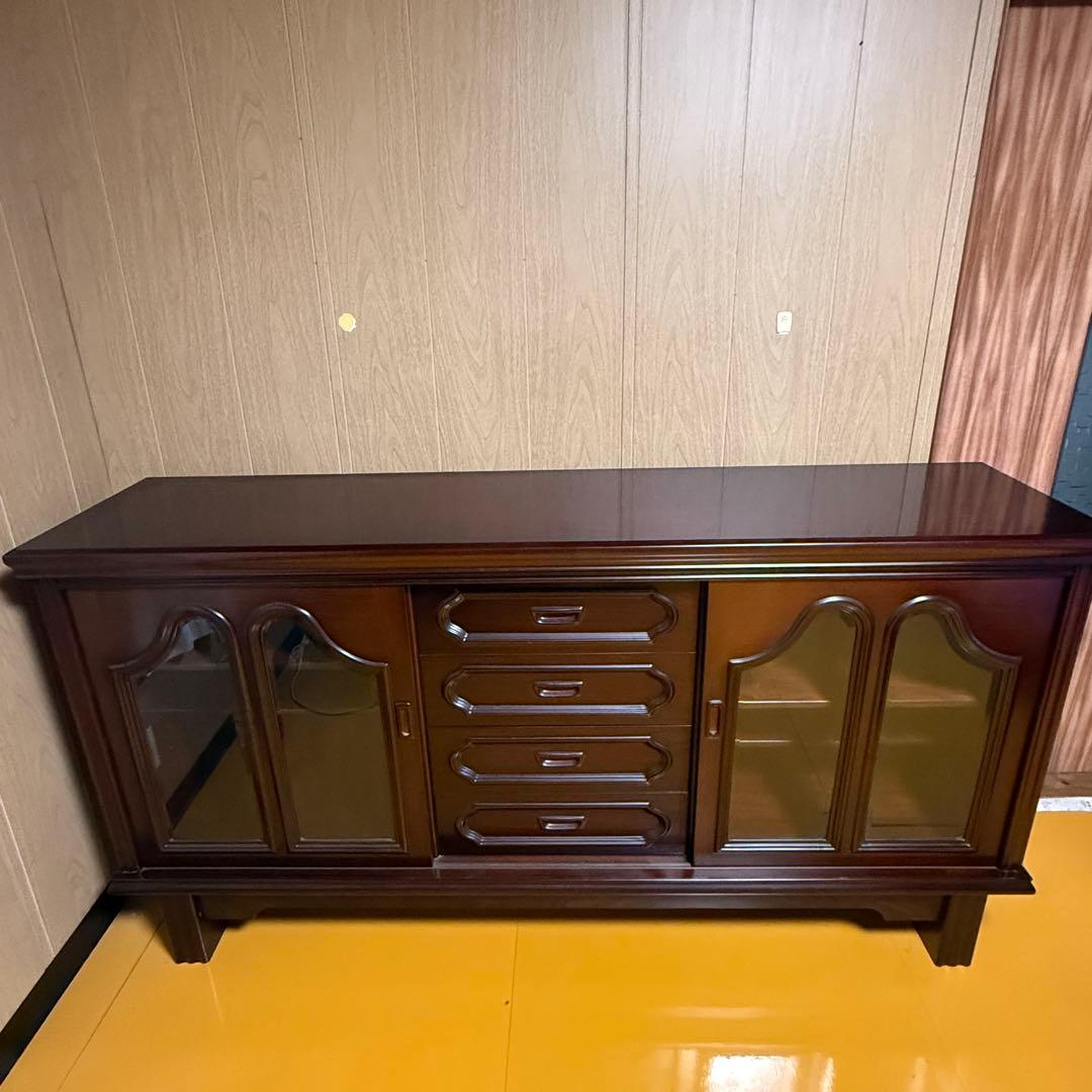 【ヴィンテージ】昭和　高級サイドボード　美品　幅176cm