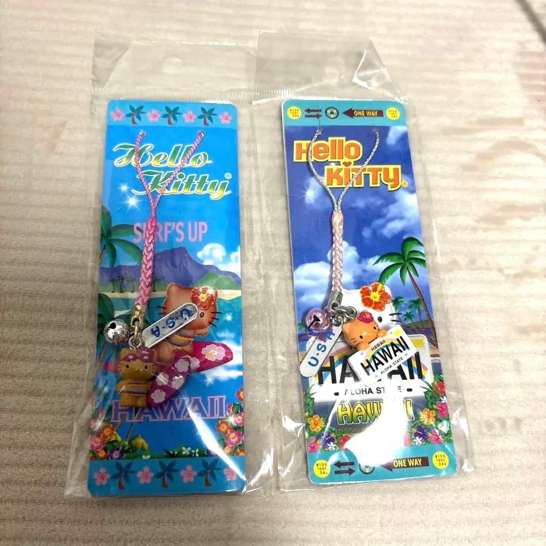 日焼けキティ ハローキティ ハワイ限定ストラップ　２個