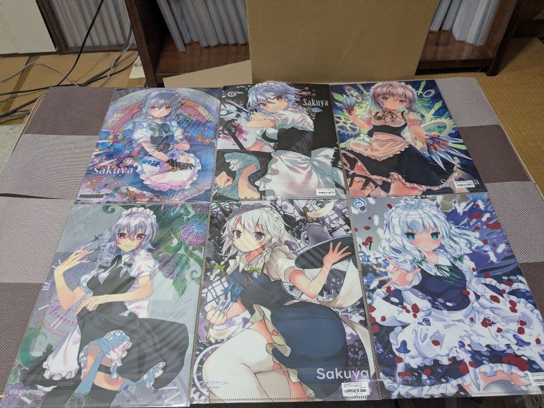 東方project　十六夜咲夜　クリアファイルセット①
