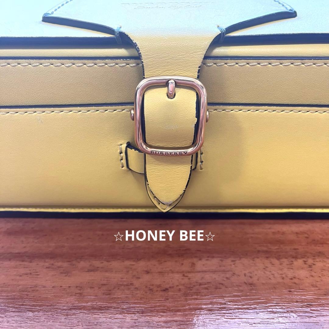 Burberryレザーショルダーバッグバーバリーサッチェルクロスボディバッグ