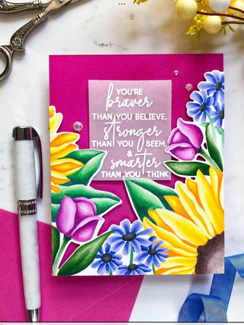 アルテニューSeasonal Bloom スタンプ・ダイ・フォルダー・ステンシル