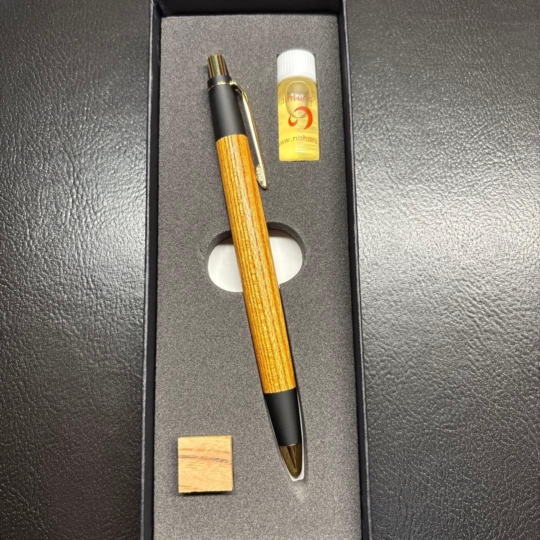 新品未使用‼️ 野原工芸　欅　シャーペン　新型　ゴールド