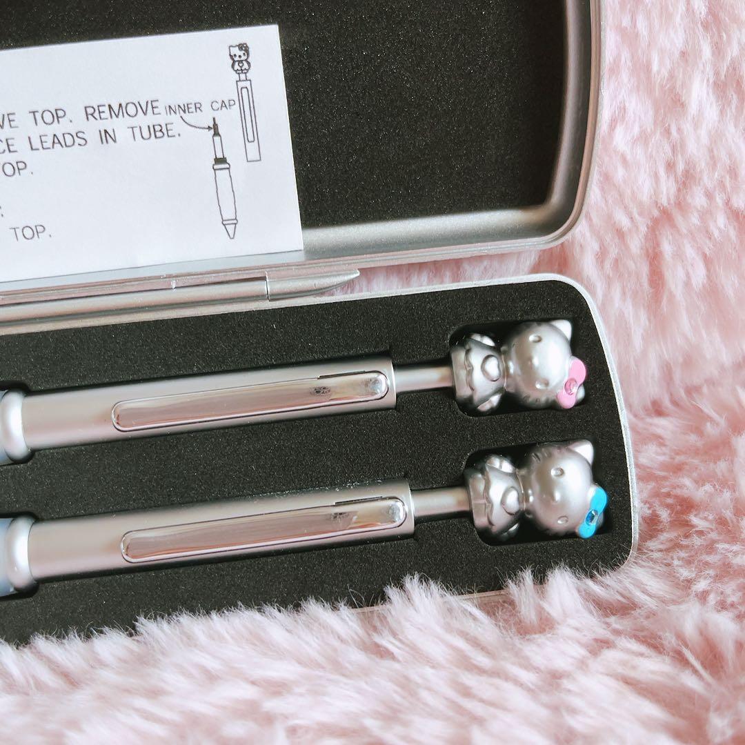 希少レア　ハローキティ　ケース付き　ペンセット　USA 2003 平成レトロ