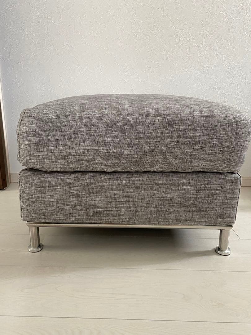 オットマン　ニトリ　洗濯可能　グレー