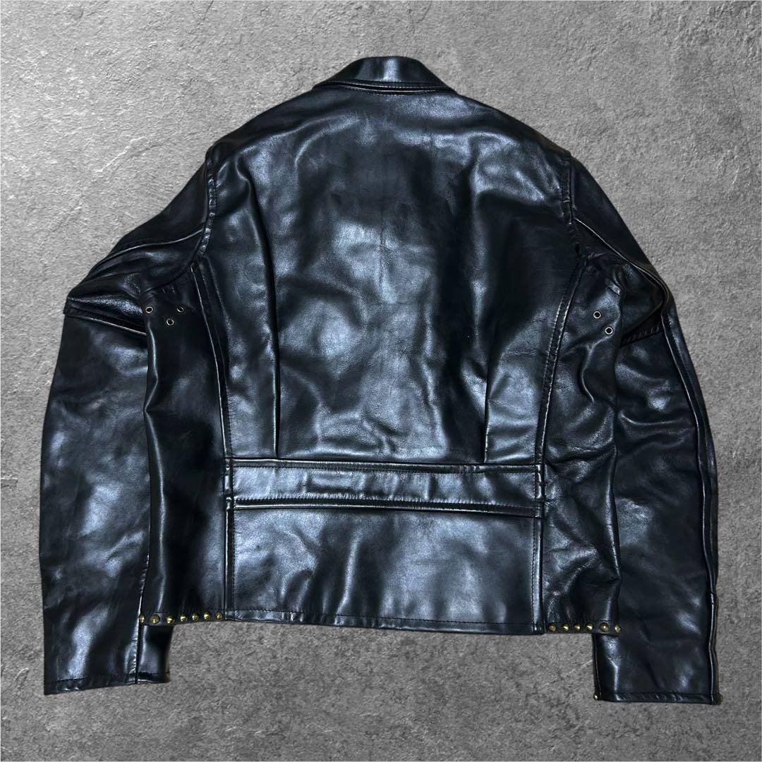 B-McCOY'S Steerhide シングルライダースジャケット 本革 牛革